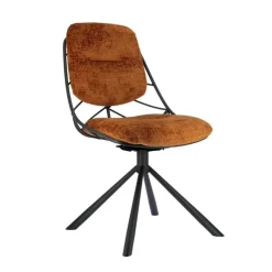 PaulineChaise design confortable pivotante en tissu* Chaise De Bureau|Chaise De Salle à Manger