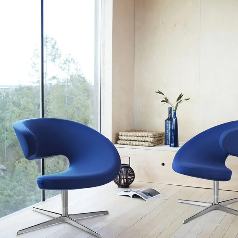 Varier Peel Club ® Fauteuil de relaxation design et inclinable en tissu* Fauteuil De Salon