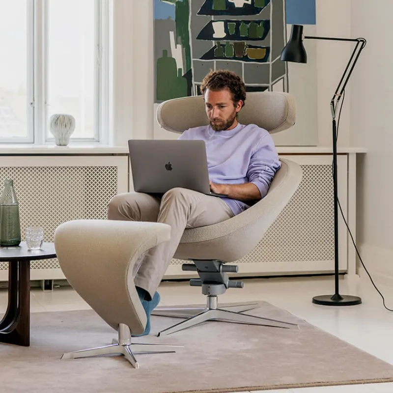 Varier Peel ® Fauteuil de relaxation design en tissu* Fauteuil De Salon