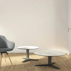 Cancio Peliccan mini Table basse moderne en céramique et métal* Table De Salon