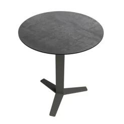 Cancio Peliccan Table ronde snack moderne en céramique* Table De Cuisine|Table Pour Petit Espace