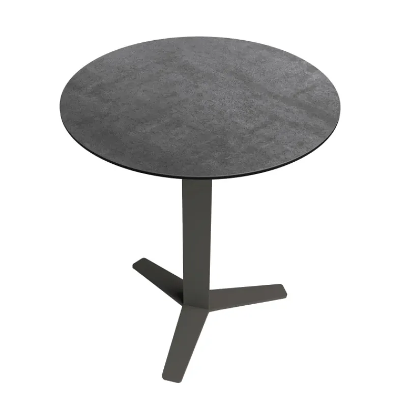 Cancio Peliccan Table ronde snack moderne en céramique* Table De Cuisine|Table Pour Petit Espace