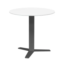 Cancio Peliccan Table snack ronde moderne en verre* Table De Cuisine|Table Pour Petit Espace