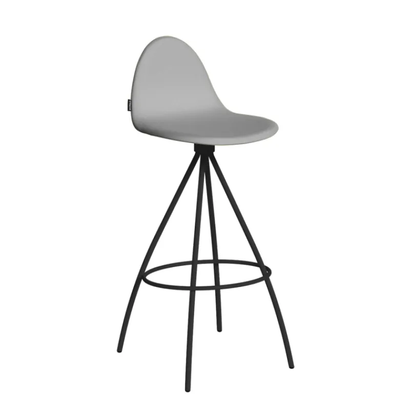 Cancio Petris Tabouret haut design en tissu* Tabouret Snack (assise +/- 65 Cm)|Tabouret De Bar (assise +/- 80 Cm)