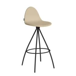 Cancio Petris Tabouret haut design en tissu* Tabouret Snack (assise +/- 65 Cm)|Tabouret De Bar (assise +/- 80 Cm)