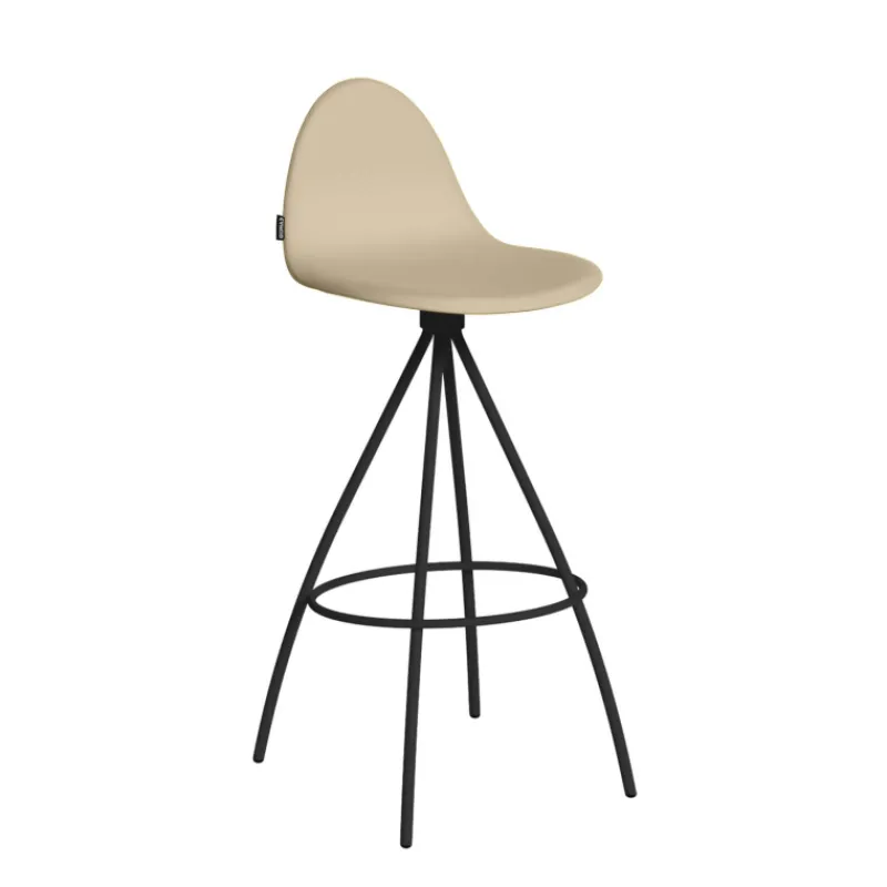 Cancio Petris Tabouret haut design en tissu* Tabouret Snack (assise +/- 65 Cm)|Tabouret De Bar (assise +/- 80 Cm)