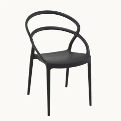 Pia Chaise de jardin tendance empilable en polypropylène* Chaise De Jardin