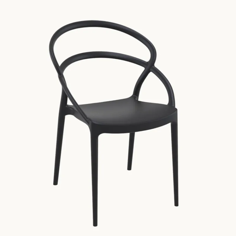 Pia Chaise de jardin tendance empilable en polypropylène* Chaise De Jardin