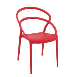 Pia Chaise de jardin tendance empilable en polypropylène* Chaise De Jardin
