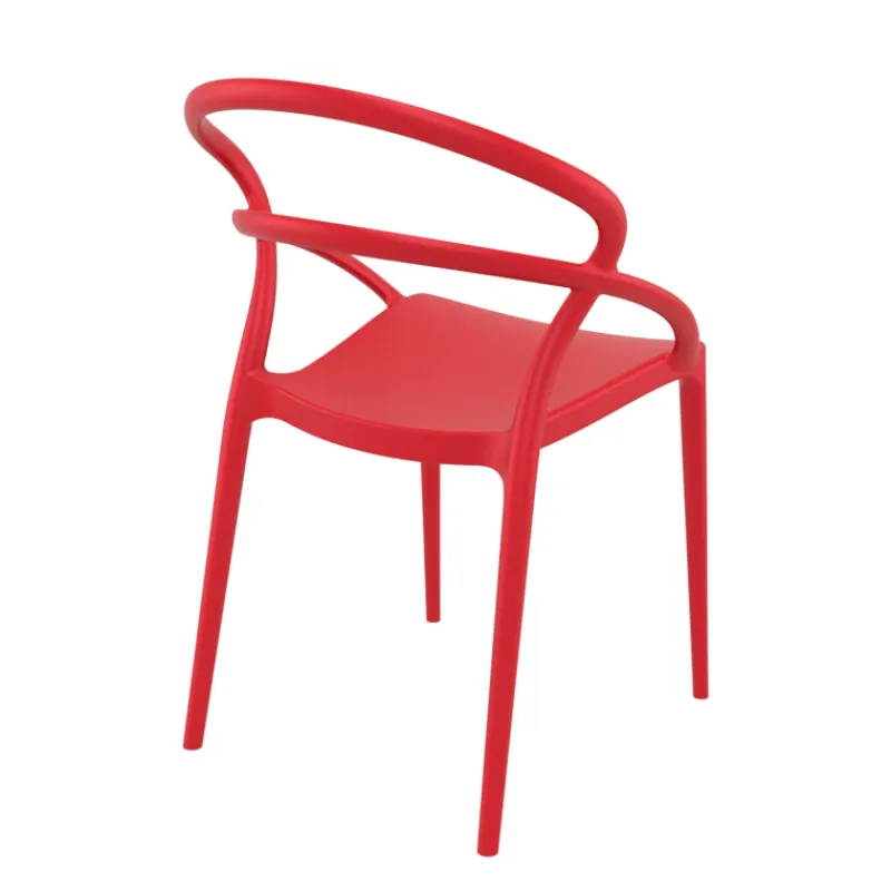 Pia Chaise de jardin tendance empilable en polypropylène* Chaise De Jardin