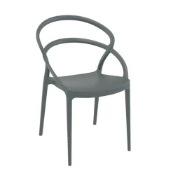 Pia Chaise de jardin tendance empilable en polypropylène* Chaise De Jardin