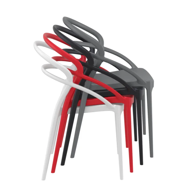 Pia Chaise tendance empilable en polypropylène* Chaise De Cuisine|Chaise De Salle à Manger