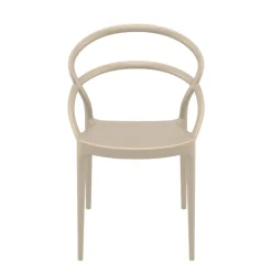 Pia Chaise tendance empilable en polypropylène* Chaise De Cuisine|Chaise De Salle à Manger