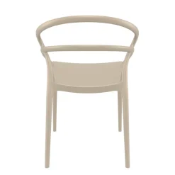 Pia Chaise tendance empilable en polypropylène* Chaise De Cuisine|Chaise De Salle à Manger