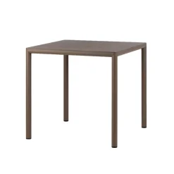 Piave Table de jardin carrée en stratifié avec pieds en aluminium* Table De Jardin