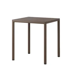 Piave Table de jardin carrée en stratifié avec pieds en aluminium* Table De Jardin