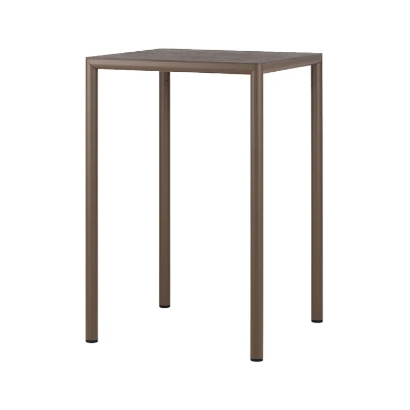Piave Table de jardin carrée en stratifié avec pieds en aluminium* Table De Jardin