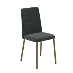 Perfecta Pierrot Chaise de salle à manger confortable en tissu et pieds en métal* Chaise De Salle à Manger