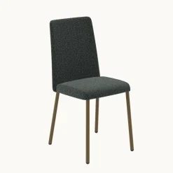 Perfecta Pierrot Chaise de salle à manger confortable en tissu et pieds en métal* Chaise De Salle à Manger