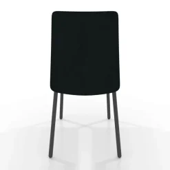 Perfecta Pierrot Chaise intemporelle rembourrée en simili avec pieds en métal* Chaise De Cuisine|Chaise De Salle à Manger