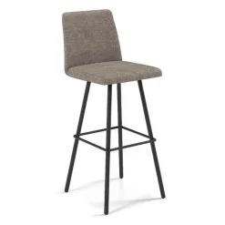 Perfecta Pinot Tabouret bar pivotant en tissu et pieds en métal obliques* Tabouret De Bar (assise +/- 80 Cm)