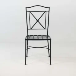 Jayso Pisa Chaise de jardin provençale en acier* Chaise De Jardin