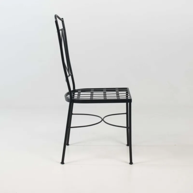 Jayso Pisa Chaise de jardin provençale en acier* Chaise De Jardin