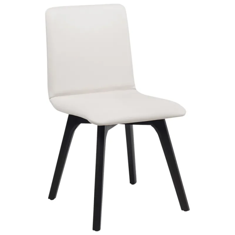 Sessio Plaza Chaise de salle à manger scandinave en synthétique et bois* Chaise De Cuisine|Chaise De Salle à Manger