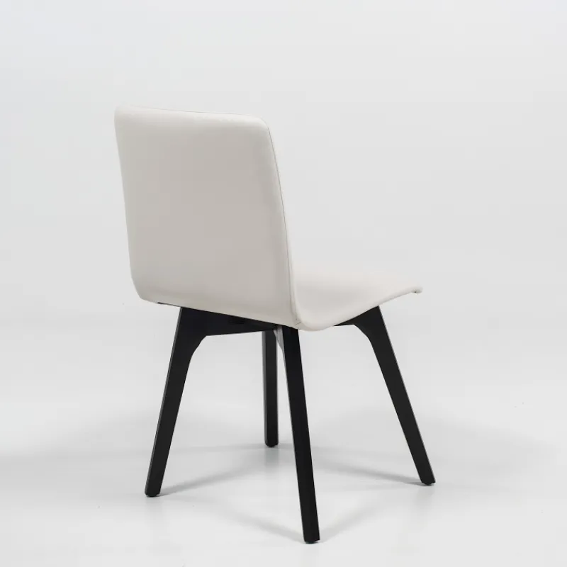 Sessio Plaza Chaise de salle à manger scandinave en synthétique et bois* Chaise De Cuisine|Chaise De Salle à Manger
