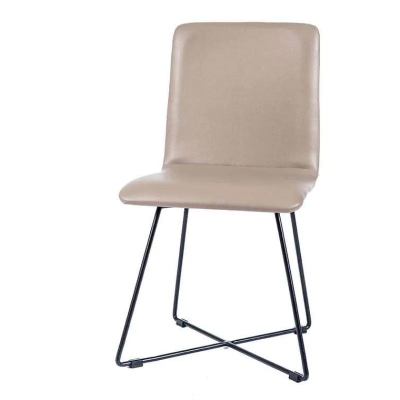 Sessio Plaza Chaise design avec pieds filaires en métal* Chaise De Cuisine|Chaise De Salle à Manger
