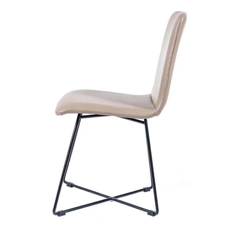 Sessio Plaza Chaise design avec pieds filaires en métal* Chaise De Cuisine|Chaise De Salle à Manger