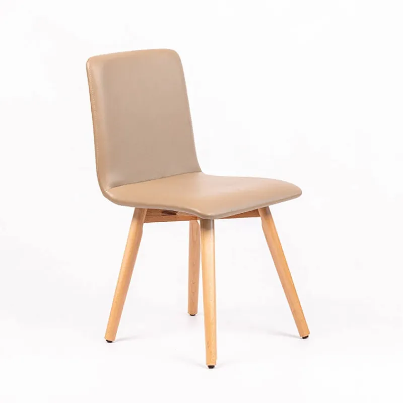 Sessio Plaza Chaise moderne rembourrée avec pieds en bois coniques* Chaise De Cuisine|Chaise De Salle à Manger