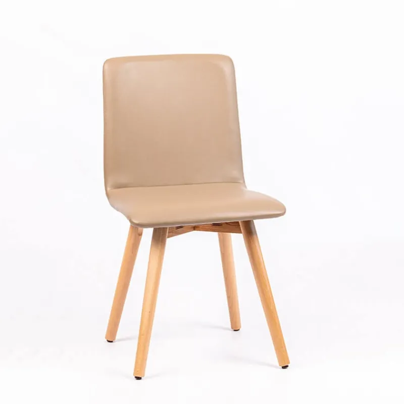 Sessio Plaza Chaise moderne rembourrée avec pieds en bois coniques* Chaise De Cuisine|Chaise De Salle à Manger