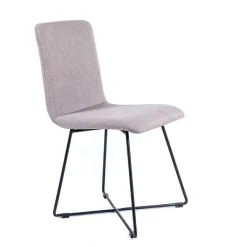 Sessio Plaza diamant Chaise design en tissu avec pieds filaires en métal noir* Chaise De Salle à Manger|Chaise Salon