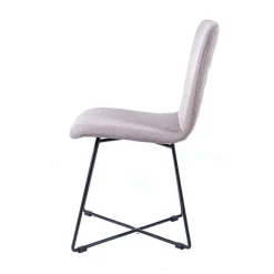 Sessio Plaza diamant Chaise design en tissu avec pieds filaires en métal noir* Chaise De Salle à Manger|Chaise Salon