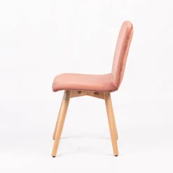 Sessio Plaza line Chaise en tissu avec dos matelassé et pieds en bois* Chaise De Salle à Manger|Chaise Salon