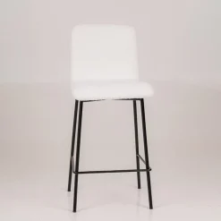 Sessio Plaza Tabouret snack moderne en tissu et pieds en métal* Tabouret Snack (assise +/- 65 Cm)|Tabouret De Bar (assise +/- 80 Cm)