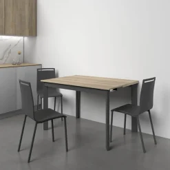 Cancio Poker Minor Table petit espace extensible en stratifié* Table De Cuisine|Table Pour Petit Espace