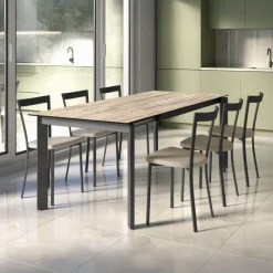 Cancio Poker Table petit espace extensible en céramique* Table De Cuisine|Table Pour Petit Espace
