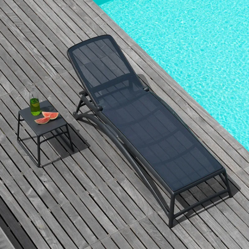 Pop Table basse de jardin carrée empilable en polypropylène* Table De Jardin