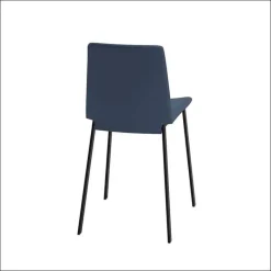 Perfecta Primera Chaise belge moderne rembourrée en simili avec pieds en métal* Chaise De Cuisine|Chaise De Salle à Manger