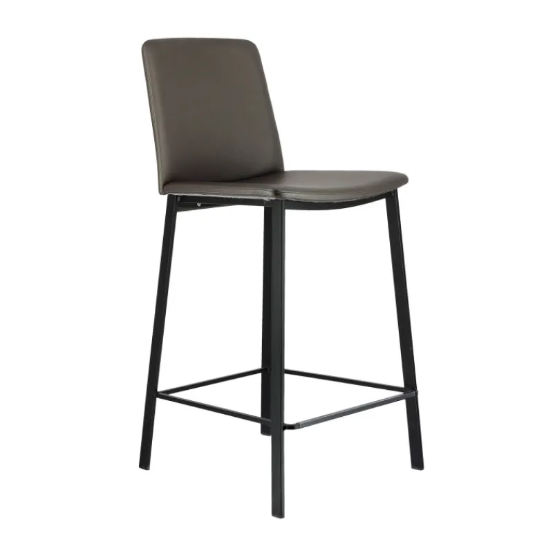 Perfecta Primera Tabouret snack belge rembourré en simili et pieds en métal* Tabouret Snack (assise +/- 65 Cm)|Tabouret De Bar (assise +/- 80 Cm)