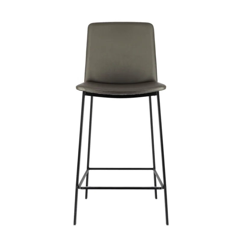 Perfecta Primera Tabouret snack belge rembourré en simili et pieds en métal* Tabouret Snack (assise +/- 65 Cm)|Tabouret De Bar (assise +/- 80 Cm)