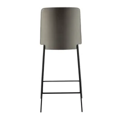 Perfecta Primera Tabouret snack belge rembourré en simili et pieds en métal* Tabouret Snack (assise +/- 65 Cm)|Tabouret De Bar (assise +/- 80 Cm)
