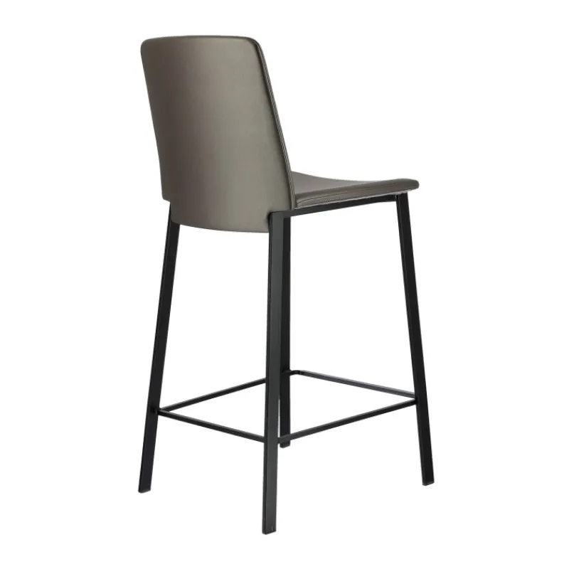 Perfecta Primera Tabouret snack belge rembourré en simili et pieds en métal* Tabouret Snack (assise +/- 65 Cm)|Tabouret De Bar (assise +/- 80 Cm)