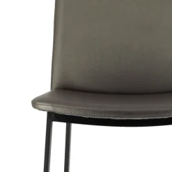 Perfecta Primera Tabouret snack belge rembourré en simili et pieds en métal* Tabouret Snack (assise +/- 65 Cm)|Tabouret De Bar (assise +/- 80 Cm)