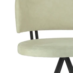 Perfecta Prélude Tabouret snack en tissu et pieds métal* Tabouret Snack (assise +/- 65 Cm)|Tabouret De Bar (assise +/- 80 Cm)
