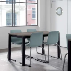 Perfecta Proza Chaise pied luge inversé empilable en métal coque polypropylène* Chaise De Cuisine