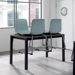 Perfecta Proza Chaise pied luge inversé empilable en métal coque polypropylène* Chaise De Cuisine