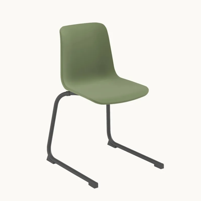 Perfecta Proza Chaise pied luge inversé empilable en métal coque polypropylène* Chaise De Cuisine